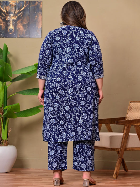 Women Ethnic Motifs Printed Regular Kurta with Trousers & With Dupatta