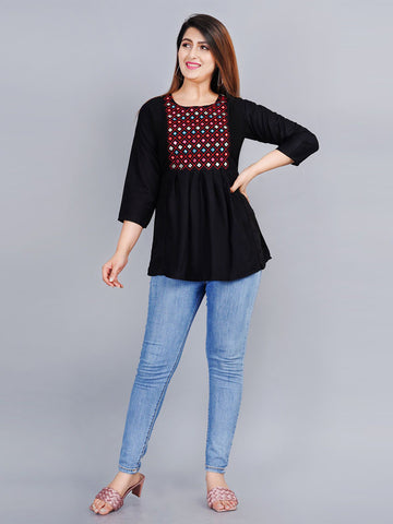 Women Embroidered Top